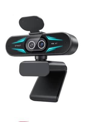 EMEET C60E 4K Binocular USB Camera With RGB Light for Streaming/Gamer