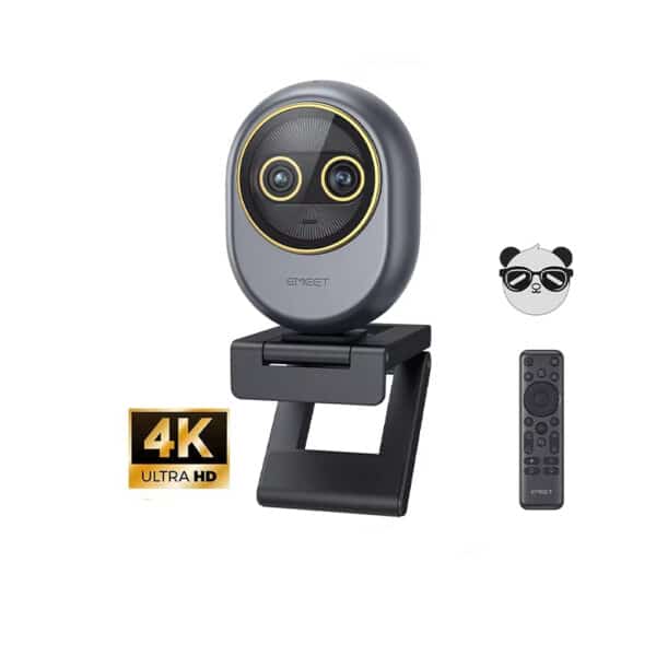 EMEET 4K Webcam Remote Control Telephoto 11X Zoom