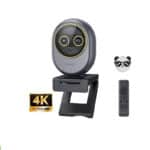 4K Webcam Remote Control EMEET Piko Dual Wide Angle