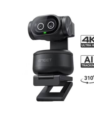 4K Webcam PTZ Web Camera EMEET PIXY Dual-Camera AI
