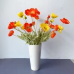 4 blomsterhoder – kunstig bukett til dekorasjon