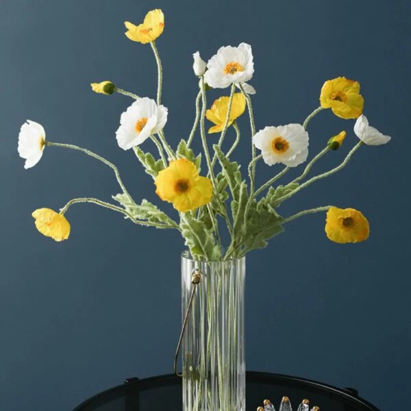 4 blomsterhoder – kunstig bukett til dekorasjon