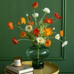 4 blomsterhoder – kunstig bukett til dekorasjon