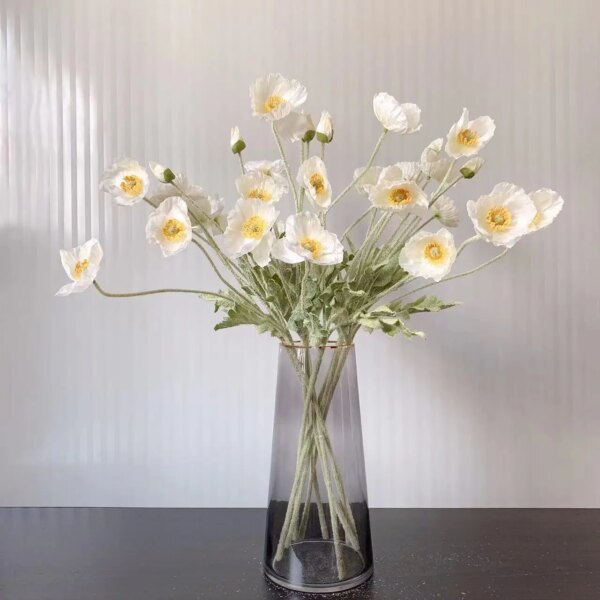 4 blomsterhoder – kunstig bukett til dekorasjon