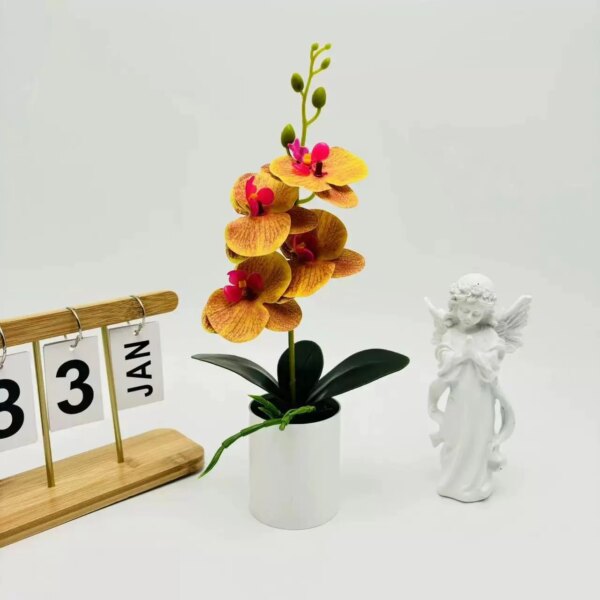 Bonsai Simulated Butterfly Orchid Artificial