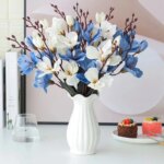 5 Forks 20 Heads High Quality Artificial Flowers