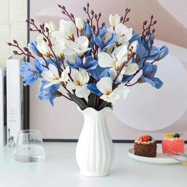 5 Forks 20 Heads High Quality Artificial Flowers