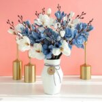 5 Forks 20 Heads High Quality Artificial Flowers