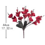5 Forks 20 Heads High Quality Artificial Flowers