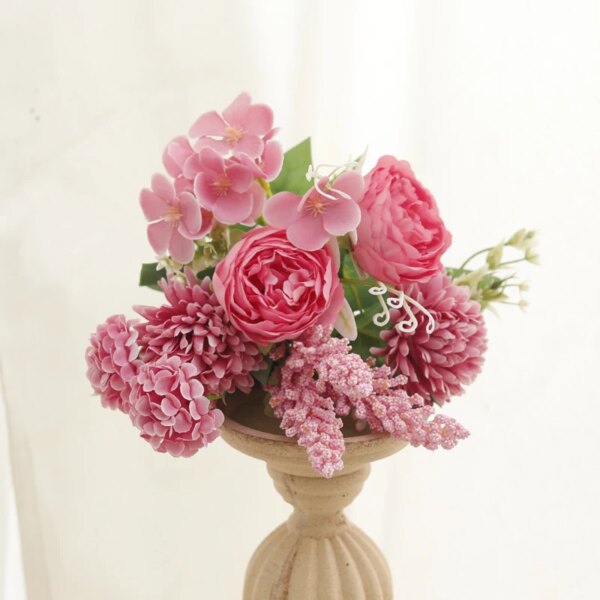 Peony Artificial Flowers High Quality Silk Roses