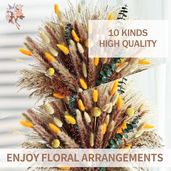 Natural Pampas Bouquet Reed Dried Flowers Wedding Boho