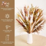 Natural Dried Pampas Grass Decor Bouquet Wedding Flowers