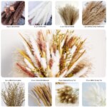 Natural Dried Pampas Grass Decor Bouquet Wedding Flowers