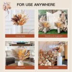100Pcs Natural Dried Pampas Bouquets Autumn Decoration
