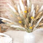 100 Pieces Natural Dried Flowers Rabbit Tail Bouquet