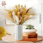 100Pcs Premium Dried Flowers Pampas Grass