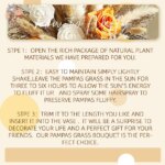 71Pcs Artificial Flower Arrangement Mix Real Rose Dried Pampas Grass