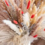 Natural Pampas Lavender Dried Artificial Flower Bouquet
