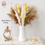 90Pcs Natural Dried Flowers Pampas Bouquet