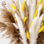90Pcs Natural Dried Flowers Pampas Bouquet