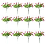 Weather Resistant Artificial Flowers Colorful