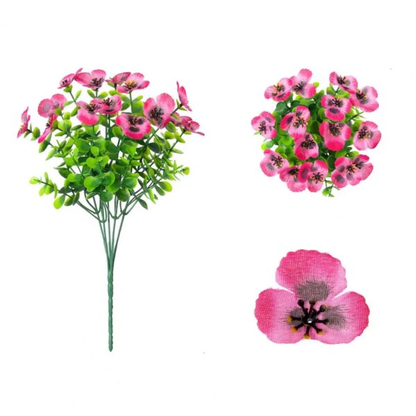 Weather Resistant Artificial Flowers Colorful