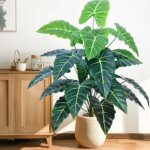 58-108cm Artificial Flowers Calla Lily Horseshoe Leaf