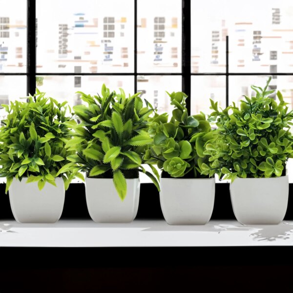 Artificial Plant Tree Window Sill Office Table Desktop Decoration