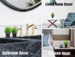 Fake Plants 4 Packs Artificial Plants Small Faux Plants Black