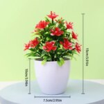 1pc Artificial Potted Plant Small Bonsai Flowers