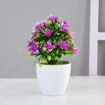 1pc Artificial Potted Plant Small Bonsai Flowers