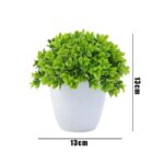 Artificial Plants Potted Mini Green Bonsai