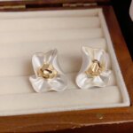 Metallic Flower Fancy Women Earrings