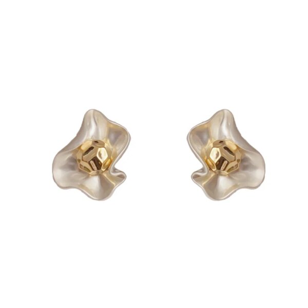 Metallic Flower Fancy Women Earrings