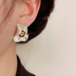 Metallic Flower Fancy Women Earrings