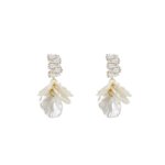 ZAKOL Korean Fashion Imitation Shell Dangle Earrings