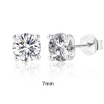 CANNER Moissanite Øredobber – 0.5–1.2 ct, D Farge, 925 Sølv, Glitrende Fin Smykke