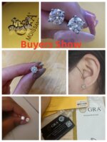 CANNER Moissanite Øredobber – 0.5–1.2 ct, D Farge, 925 Sølv, Glitrende Fin Smykke