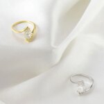 KNOBSPIN 1ct Pæreformet Moissanite Ring 925 Sølv