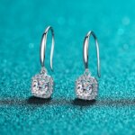 KNOBSPIN 1ct Moissanite Øredobber 925 Sølv