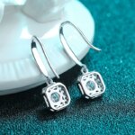KNOBSPIN 1ct Moissanite Øredobber 925 Sølv