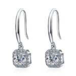 KNOBSPIN 1ct Moissanite Øredobber 925 Sølv