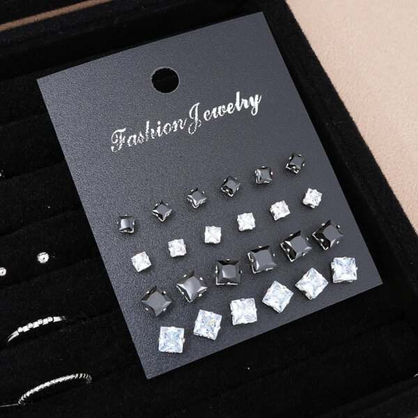 51 Pcs/Set Silver Color Chic Jewelry Set