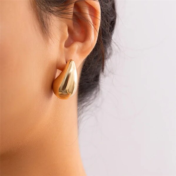 New Gold Color Stainless Steel Necklace