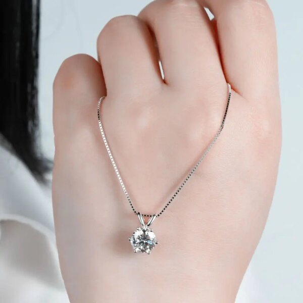 Moissanite Anheng 0.5–5CT – 925 Sølv