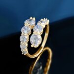 3.26CTW Moissanite Wedding Band – GRA Certified, 925 Silver