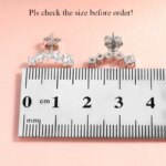 Smyoue 1.16CTTW Gradient Moissanite Stud Earrings – 925 Silver, GRA Certified