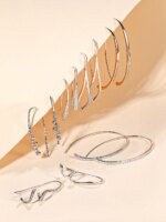 TYYL Moissanite Lange Wire-øredobber 925 Sølv