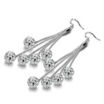 Vintage Elegant Delicate Light Hollow Balls Pendant Earrings For Women Exquisite Dangle Earrings Luxury Casual Party Jewelry