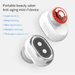 KAKUSAN Beauty Trending RF 1 MHZ Beauty Device Mini Vibration Face Cleaning Brush Multifunctional EMS Face Uplifting Device